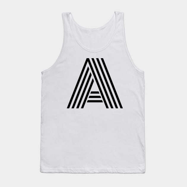 Alphabet A (Uppercase letter a), Letter A Tank Top by maro_00